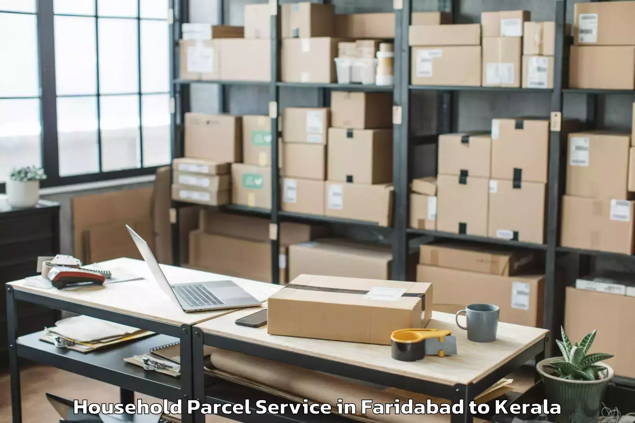 Book Your Faridabad to Punalur Household Parcel Today